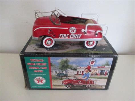 Crown Premiums Texaco Fire Chief 1948 BMC Fire Engine Pedal Car