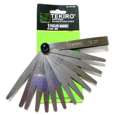 Tekiro Feeler Gauge Fuller Pcs Tools Alat Perkakas Lazada