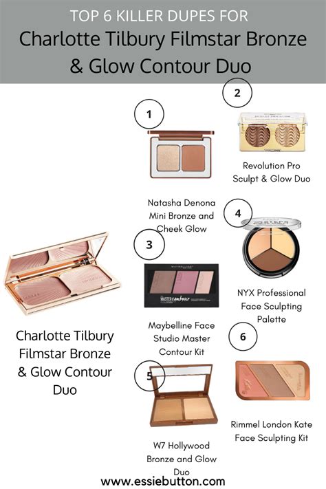 6 Charlotte Tilbury Filmstar Bronze Glow Contour Duo Dupes Artofit