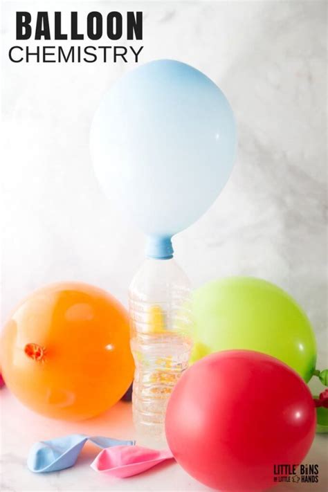 Baking Soda And Vinegar Balloon Experiment For Kids Chemistry For