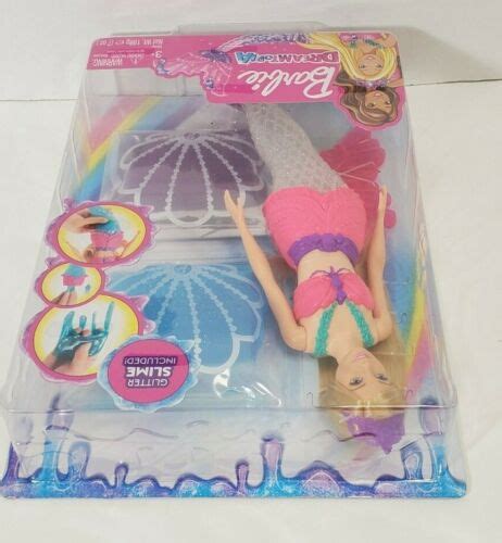 New Barbie Dreamtopia Slime Mermaid Doll With Glitter Slime