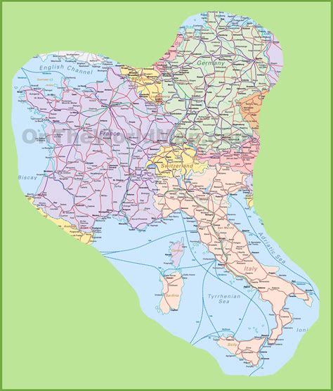 Map Italy France Switzerland – Get Map Update