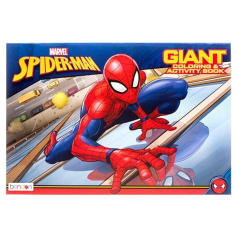 Coloring Activity Book Giant X Spiderman Wh Walmart