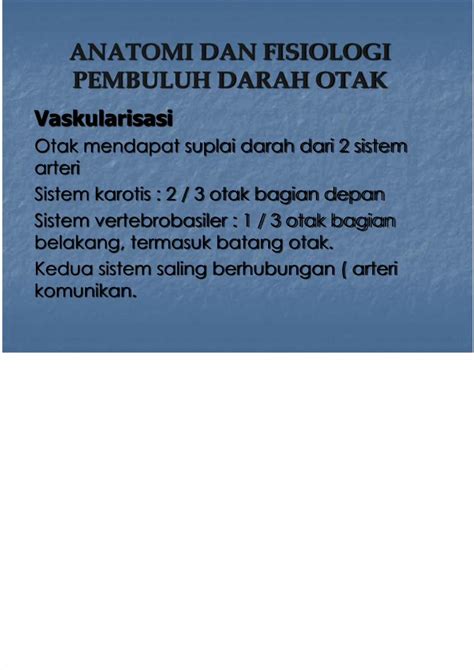 Pdf Anatomi Dan Fisiologi Pembuluh Darah Otak Ppt Dokumen Tips