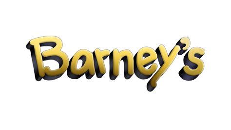 Custom 1991-present 3D Barney's Logo (Yellow) by BradleyBrowne on ...