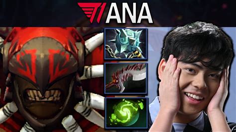 Bloodseeker Dota 2 Gameplay T1 Ana With 25 Kills And Refresher YouTube