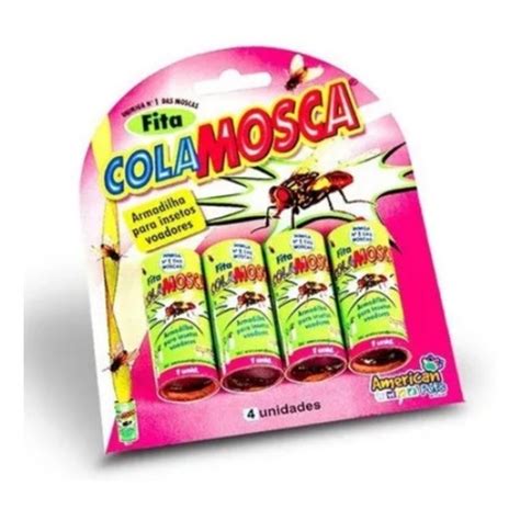 Kit 5 Fita Pega Mosca Armadilha Adesivo Mosquito Cola Mosca Shopee Brasil