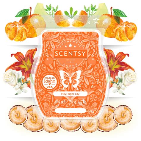 Hey Tiger Lily Scentsy Bar March Scent Of The Month The Candle