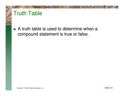 SOLUTION: Truth Tables for Negation Conjunction and Disjunction ...