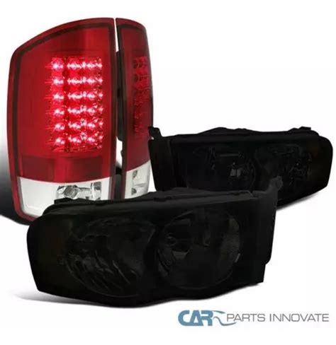 Opticos 02 05 Dodge Ram 1500 2500 3500 Red Led Tail Brake Cuotas Sin