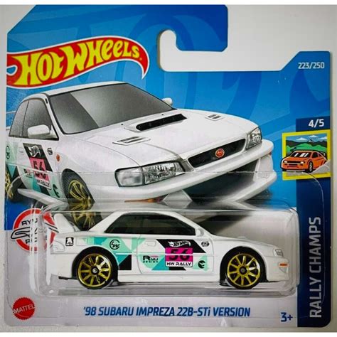 Hot Wheels Subaru Impreza B Sti Version Th Shopee Brasil