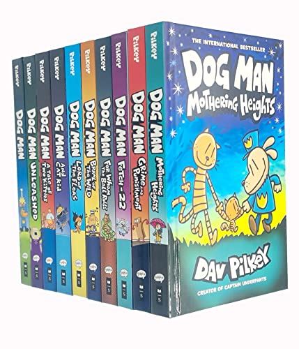 Buy Dog Man Series 1-10 Books Mega Collection Set By Dav Pilkey (Dog Man, Unleashed, A Tale of ...