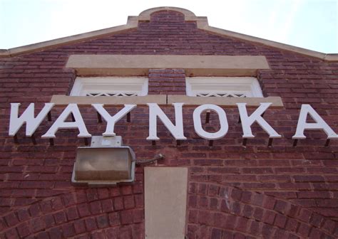 Old Santa Fe Railroad Depot Detail Waynoka Oklahoma Flickr