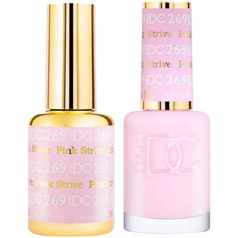 Dnd Dc Duo Gel Nail Polish Set Pink Strive X Ml Nail