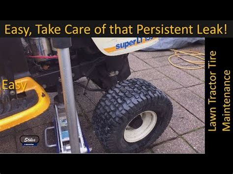 Front Tire Leak Wheel Removal And Fix Leak Super LT 1554 Cub Cadet