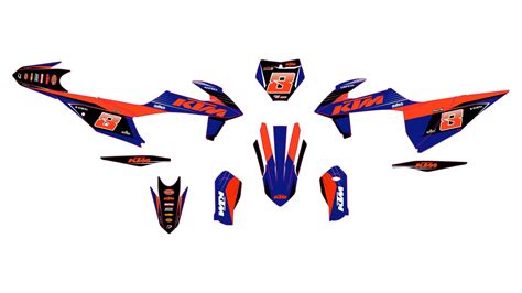 Kit déco KTM EXC EXC F 2020 2023 Sponsors Boutique Kit Déco Moto