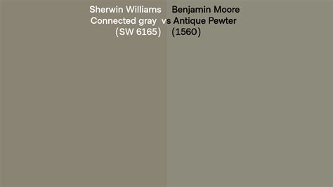 Sherwin Williams Connected Gray Sw 6165 Vs Benjamin Moore Antique