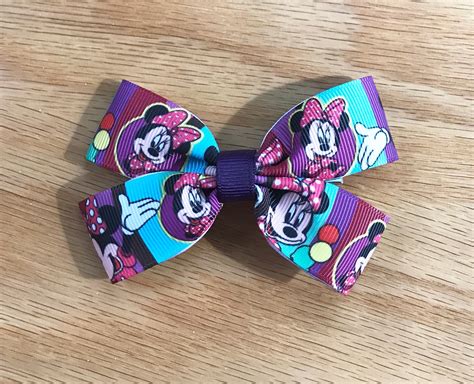 Minnie Mouse Hair Bow Clip Minnie Hair Bow Minnie Hair Clip