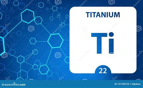 Titan Element Erdalkalimetalle Chemisches Element Der Periodischen