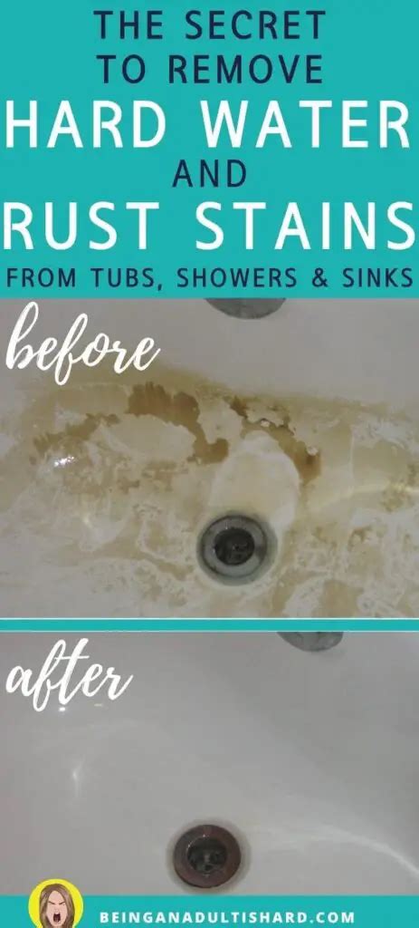 How To Remove Rust Stains From Bathtub Toilet And Sink