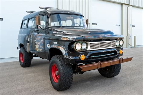 1963 Dodge W200 Power Wagon Town Wagon For Sale On Bat Auctions Sold