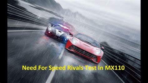 Need For Speed Rivals Nvidia Mx Intel I U Gb Ram Low