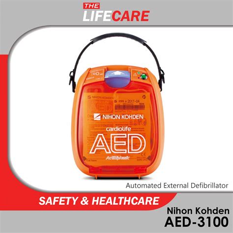 AED Stock In Malaysia Nihon Kohden Cardiolife AED 3100 Automated