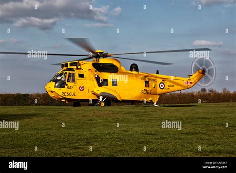 Westland Sea King Raf Search And Rescue Helicopter Stock Photo Alamy