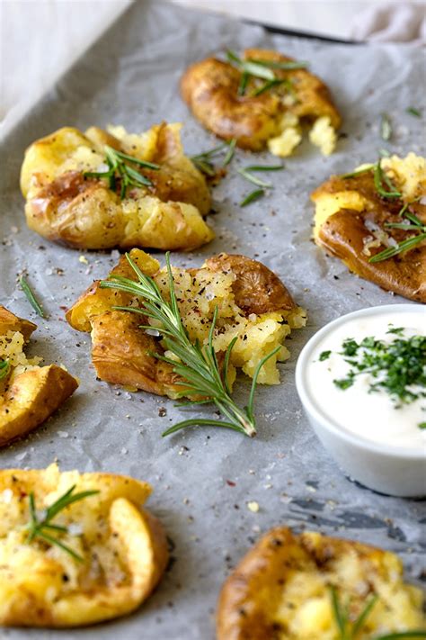 Smashed Potatoes Quetschkartoffeln Sweets Lifestyle