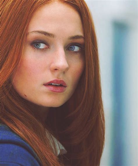 Sophie Turners Hair Color Sophie Turner Redheads Girls With Red Hair