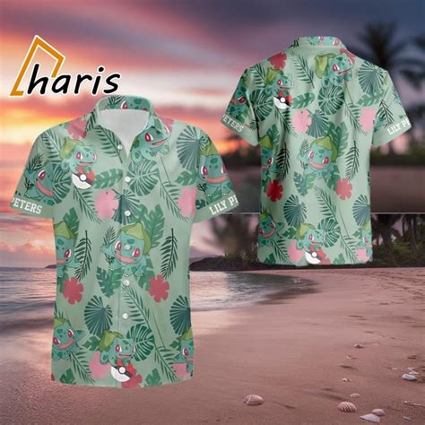 Bulbasaur Pokemon Hawaiian Shirt Hot Sale