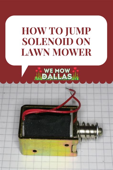 How To Check Solenoid On Lawn Mower Artofit