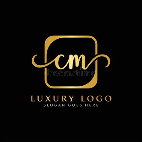 Initial Cm Letter Logo Creative Modern Typography Vector Template