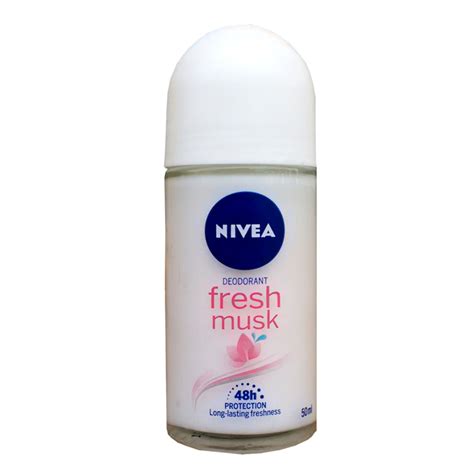 Nivea Fresh Musk Roll On Deodorant 50 Ml Holící Strojky žiletky