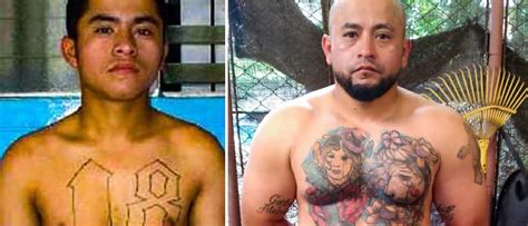 Cae pandillero que se modificó sus tatuajes alusivos al Barrio 18 para