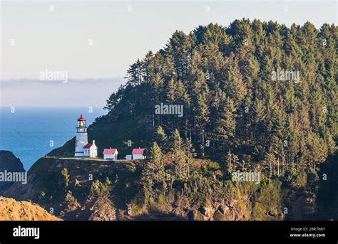 Some Scenic View Of The Beach In Heceta Head Lighthouse State Scenic