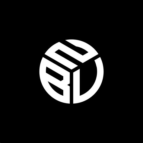 Nbv Letter Logo Design On Black Background Nbv Creative Initials