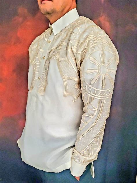 Barong Tagalog Tribal Style With Inner Lining Filipino Etsy