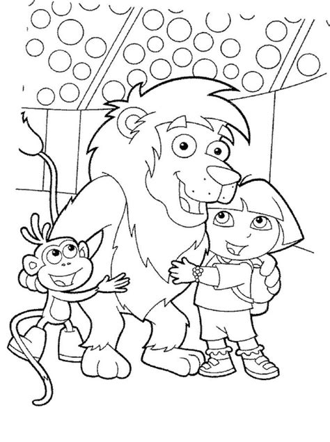 Dora the Explorer Coloring Pages | 100 Pictures Free Printable