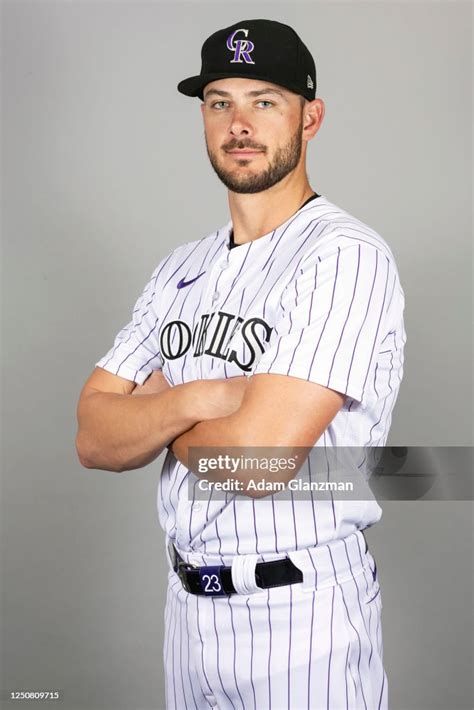 Kris Bryant Of The Colorado Rockies Poses For A Photo During The