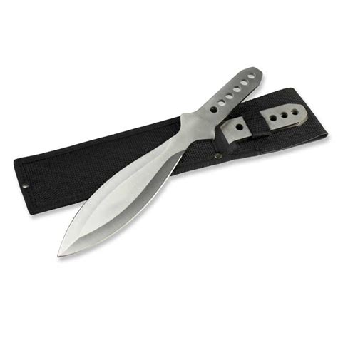 XL Silver Throwing Knives - Extra Large Knife Throwing Set - Broadhead ...