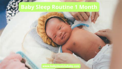 Establishing A Healthy Baby Sleep Routine A Guide For The First Month