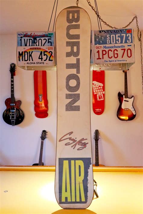 Craig Kelly Burton Air Snowboard Jim Morrison Mural Rare Burton