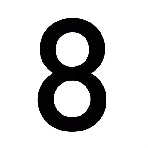 black pvc mm house number  departments diy  bq