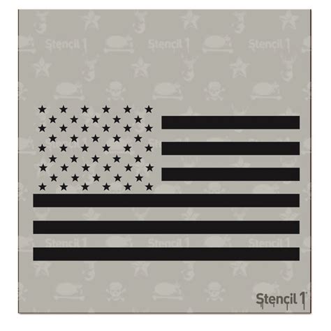 Flag Stencil – Small | Stencil 1