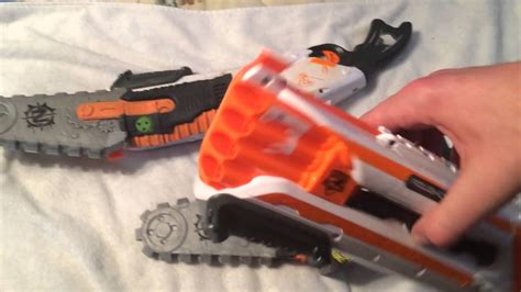 Nerf Roughsaw Rough Cut And Chainsaw Work In Progress Gunblade Mod