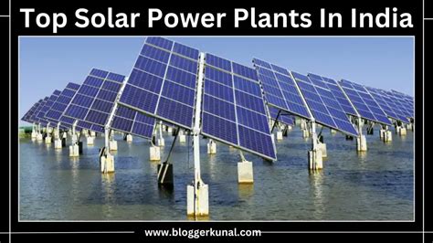 Top Solar Power Plants In India