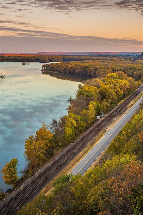 Couleurs D Automne Sur La Great River Road Enjoy Illinois