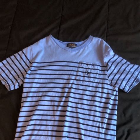 Polo Ralph Lauren Shirts Tops Polo Ralph Lauren Striped Blue