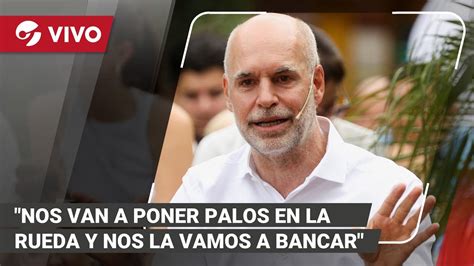 Horacio Rodr Guez Larreta Habl Tras Su Lanzamiento Como Candidato A